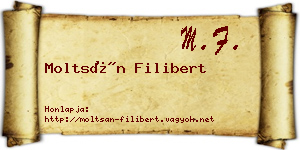 Moltsán Filibert névjegykártya